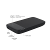 Внешний аккумулятор Bplanner Power 3 ST, софт-тач, 10000 mAh (Черный) (Изображение 3)