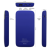 Внешний аккумулятор Bplanner Power 3 ST, софт-тач, 10000 mAh (Синий) (Изображение 4)