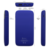 Внешний аккумулятор Bplanner Power 3 ST, софт-тач, 10000 mAh (Синий) (Изображение 4)