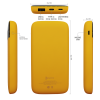Внешний аккумулятор Bplanner Power 3 ST, софт-тач, 10000 mAh (Желтый) (Изображение 4)