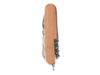 Нож перочинный Stinger, 89 мм, 15 функций, материал рукояти: древесина сапеле (Изображение 4)