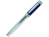 Ручка-роллер Zoom Classic Azur (серебристый/синий)  (Изображение 2)