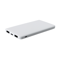 Внешний аккумулятор Bplanner Power 1 ST, софт-тач, 5000 mAh (Белый)