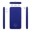 Внешний аккумулятор Bplanner Power 1 ST, софт-тач, 5000 mAh (Синий) (Изображение 4)
