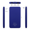 Внешний аккумулятор Bplanner Power 1 ST, софт-тач, 5000 mAh (Синий) (Изображение 4)