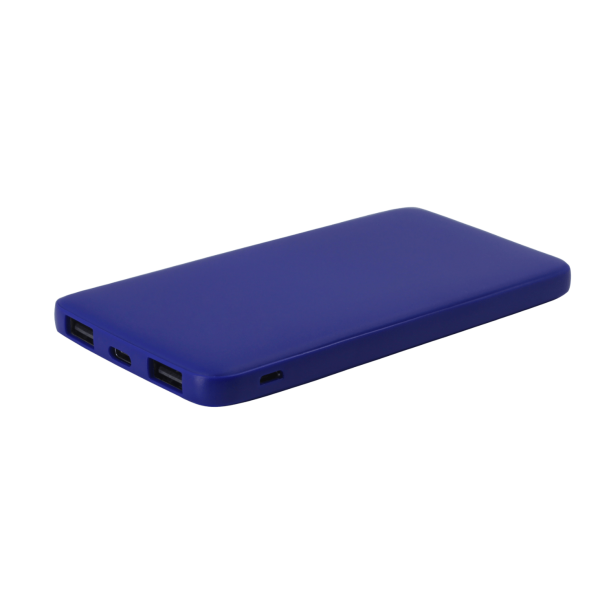 Внешний аккумулятор Bplanner Power 1 ST, софт-тач, 5000 mAh (Синий) (Изображение 1)