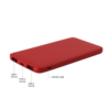 Внешний аккумулятор Bplanner Power 1 ST, софт-тач, 5000 mAh (Красный) (Изображение 3)