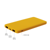 Внешний аккумулятор Bplanner Power 1 ST, софт-тач, 5000 mAh (Желтый) (Изображение 3)