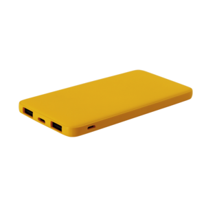 Внешний аккумулятор Bplanner Power 1 ST, софт-тач, 5000 mAh (Желтый)
