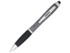 Крапчатая шариковая ручка Nash со стилусом, черный (Изображение 1)