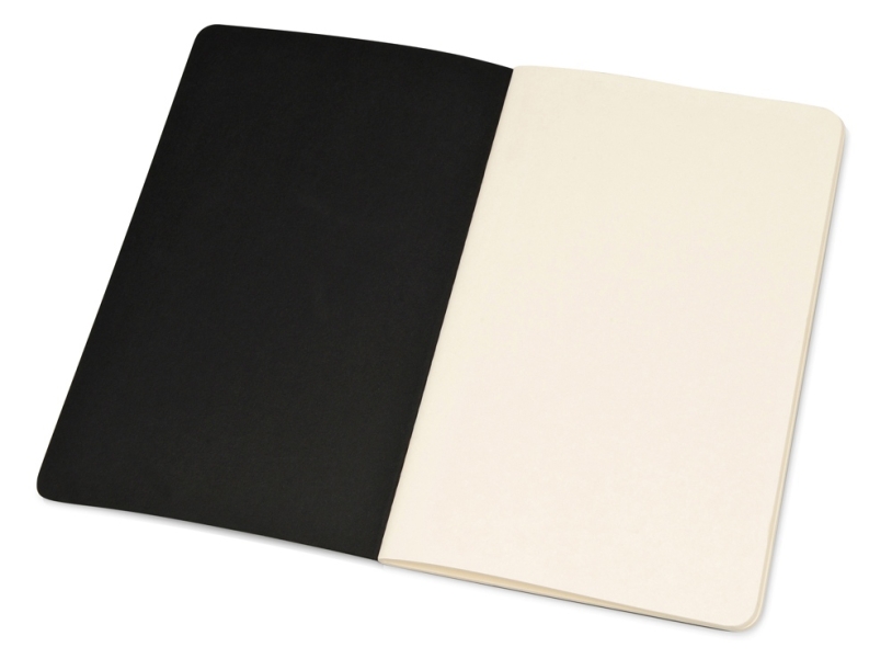 Записная книжка Moleskine Cahier (нелинованный, 1 шт.), Large (13х21см), черный (Изображение 2)