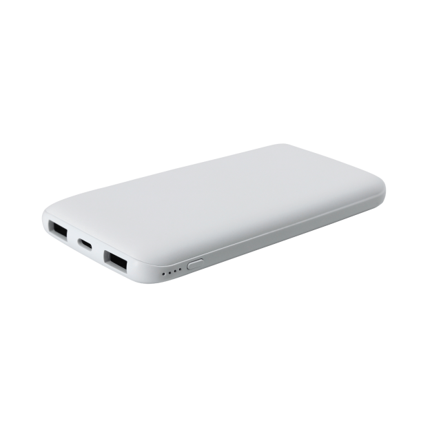 Внешний аккумулятор Bplanner Power 2 ST, софт-тач, 10000 mAh (Белый) (Изображение 1)