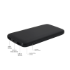Внешний аккумулятор Bplanner Power 2 ST, софт-тач, 10000 mAh (Черный) (Изображение 3)