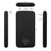 Внешний аккумулятор Bplanner Power 2 ST, софт-тач, 10000 mAh (Черный) (Изображение 4)