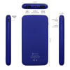 Внешний аккумулятор Bplanner Power 2 ST, софт-тач, 10000 mAh (Синий) (Изображение 4)