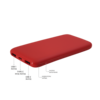 Внешний аккумулятор Bplanner Power 2 ST, софт-тач, 10000 mAh (Красный) (Изображение 3)