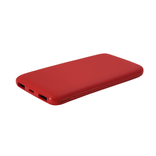 Внешний аккумулятор Bplanner Power 2 ST, софт-тач, 10000 mAh (Красный) (Изображение 1)