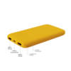 Внешний аккумулятор Bplanner Power 2 ST, софт-тач, 10000 mAh (Желтый) (Изображение 3)