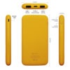 Внешний аккумулятор Bplanner Power 2 ST, софт-тач, 10000 mAh (Желтый) (Изображение 4)
