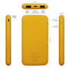 Внешний аккумулятор Bplanner Power 2 ST, софт-тач, 10000 mAh (Желтый) (Изображение 4)