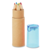 6 цветных карандашей (прозрачно-голубой) (Изображение 3)