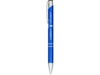 Ручка металлическая шариковая Moneta с анодированным покрытием (синий) черный (Изображение 3)