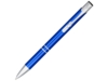 Ручка металлическая шариковая Moneta с анодированным покрытием (синий) синий (Изображение 1)