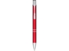 Ручка металлическая шариковая Moneta с анодированным покрытием (красный) черный (Изображение 2)