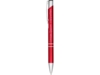 Ручка металлическая шариковая Moneta с анодированным покрытием (красный) черный (Изображение 3)