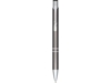 Ручка металлическая шариковая Moneta с анодированным покрытием (серый) черный (Изображение 2)
