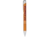 Ручка металлическая шариковая Moneta с анодированным покрытием (оранжевый) синий (Изображение 2)