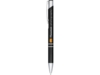 Ручка металлическая шариковая Moneta с анодированным покрытием (черный) черный (Изображение 3)
