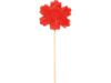 Леденец на палочке Снежинка (красный)  (Изображение 2)