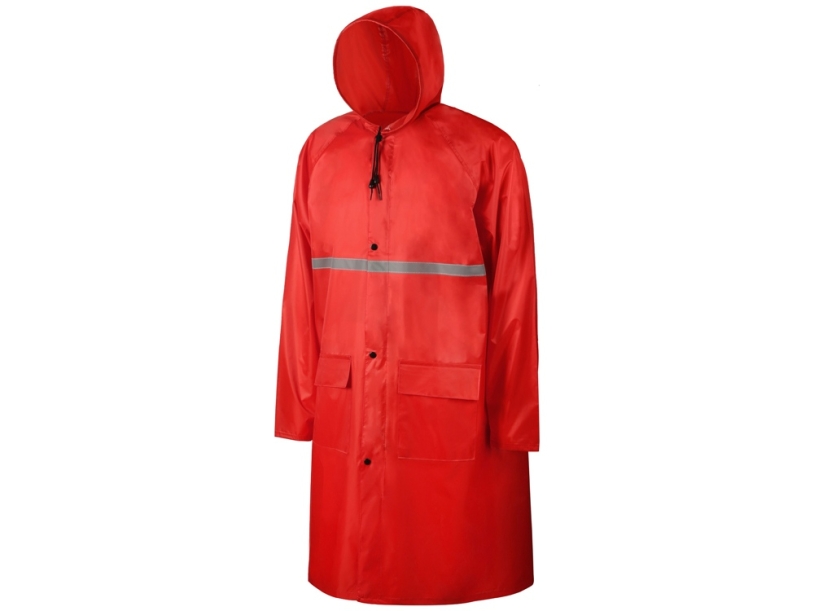 Дождевик со светоотражающей тесьмой Lanai (красный) XS-S (Изображение 1)