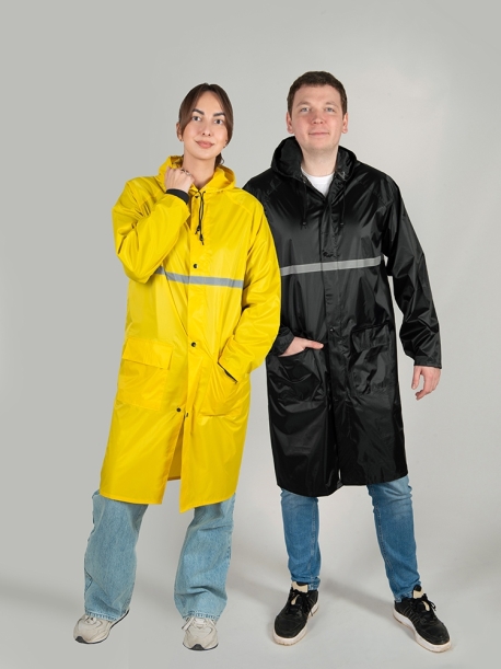 Дождевик со светоотражающей тесьмой Lanai (синий) XL-2XL (Изображение 13)