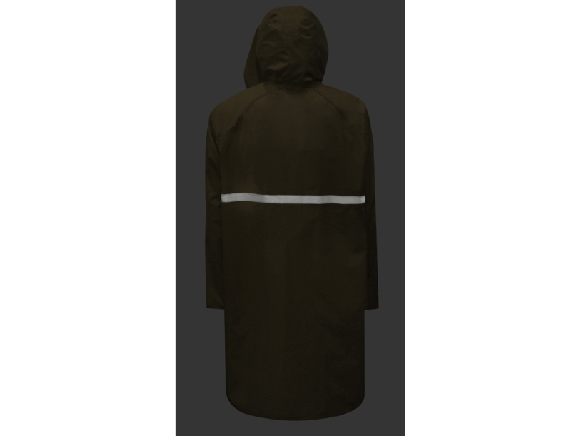 Дождевик со светоотражающей тесьмой Lanai (белый) XL-2XL (Изображение 6)