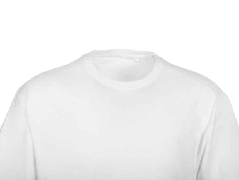 Футболка из текстурного джерси Portofino, унисекс (белый) 2XL (Изображение 11)