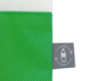Сумка-шоппер двухцветная Reviver из нетканого переработанного материала RPET (зеленый)  (Изображение 4)