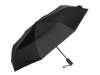 Зонт-автомат Reviver с куполом из переработанного пластика (черный)  (Изображение 1)