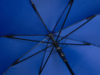 Зонт-трость Reviver  с куполом из переработанного пластика (синий)  (Изображение 5)