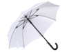 Зонт-трость Reviver  с куполом из переработанного пластика (белый)  (Изображение 2)