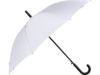 Зонт-трость Reviver  с куполом из переработанного пластика (белый)  (Изображение 3)