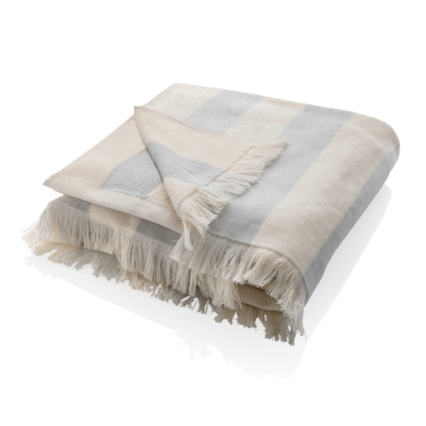 Пляжное полотенце Ukiyo Yukari XL из переработанного хлопка AWARE™, 100x180 см (Изображение 1)