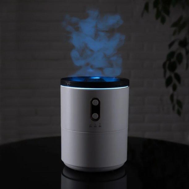 Светодиодный USB увлажнитель Volcano, белый   (Изображение 6)