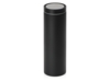 Вакуумная термокружка Noble с 360° крышкой-кнопкой, крафтовый тубус (черный)  (Изображение 1)