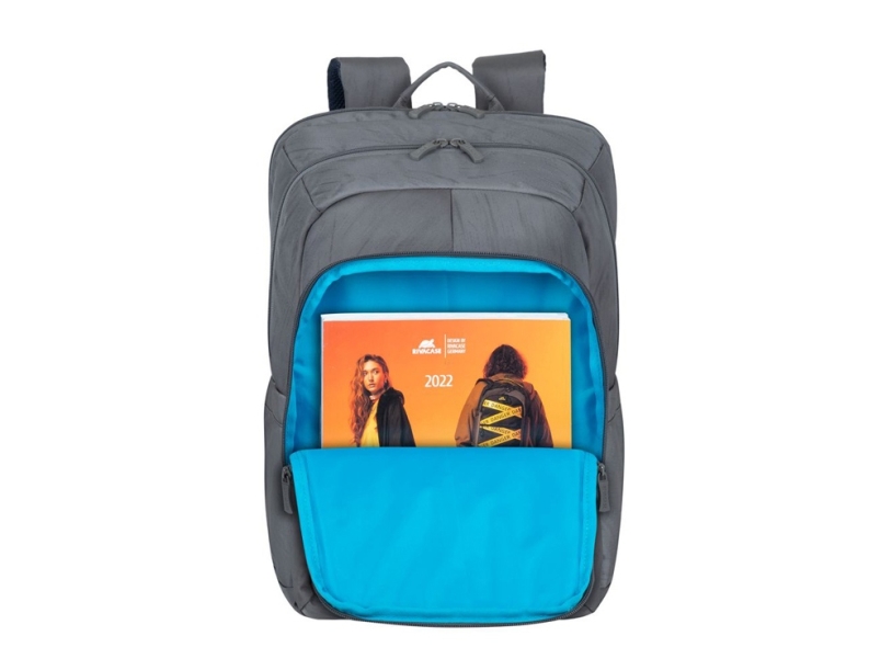 RIVACASE 7569 grey ECO рюкзак для ноутбука 17.3 / 6 (Изображение 7)