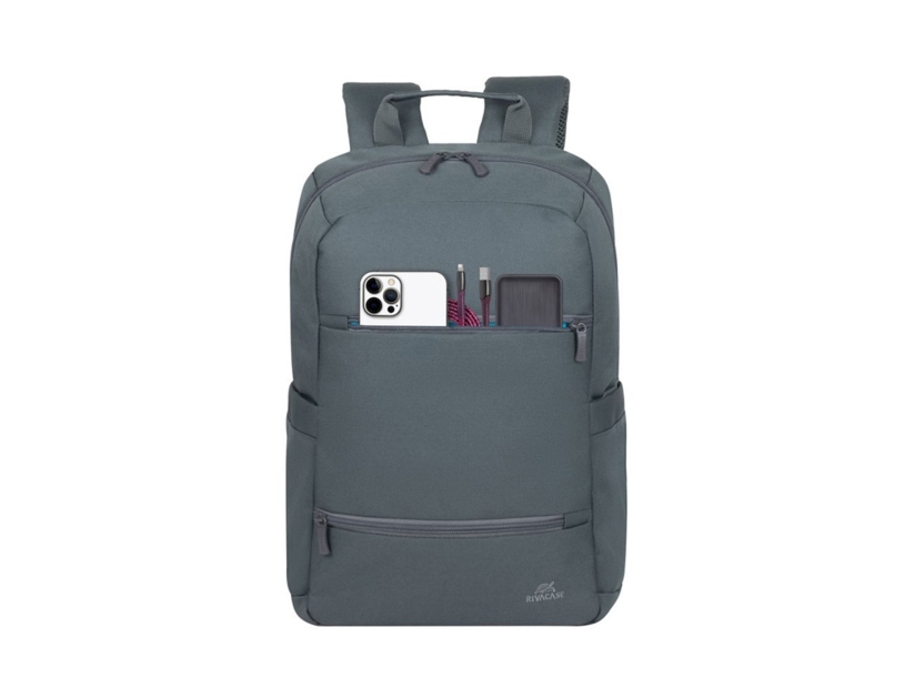 RIVACASE 8265 dark grey Laptop рюкзак для ноутбука 15.6 / 6 (Изображение 9)