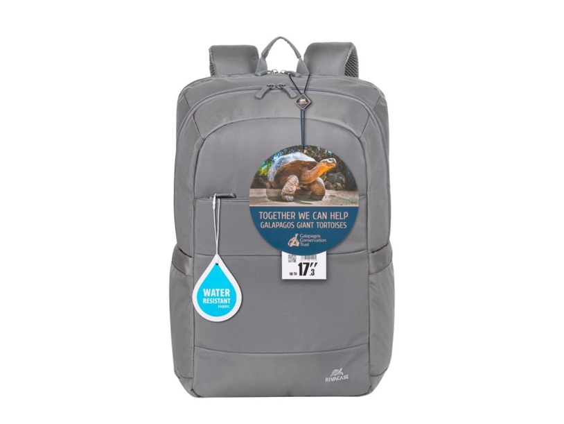 RIVACASE 8267 grey рюкзак для ноутбука 17.3 / 6 (Изображение 21)