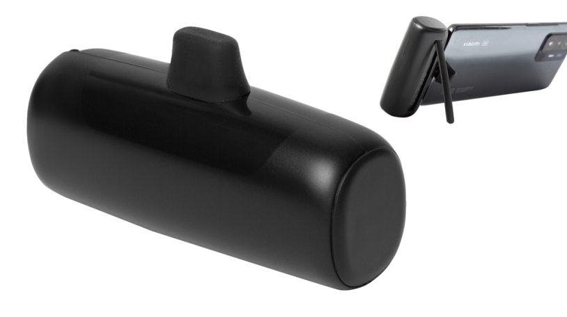 Внешний аккумулятор с разъёмом Type-C Inject, 4000 mAh, черный (Изображение 1)