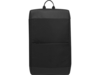 Рюкзак Rise для ноутбука с диагональю экрана 15,6 дюйма, изготовленный из переработанных материалов согласно стандарту GRS - сплошной черный (Изображение 2)